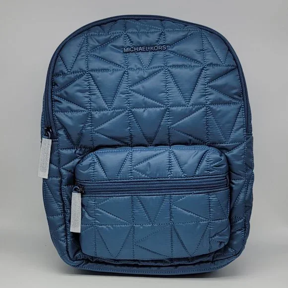 New Michael Kors Winnie Medium Backpack Quilted Nylon Dark Chambray New Michael Kors Winnie Medium Backpack Quilted Nylon Dark  main image 3